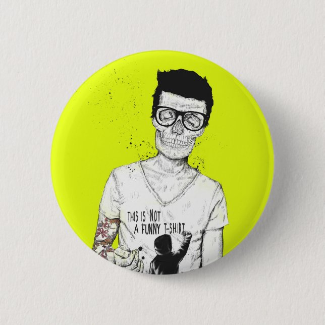 Hipsters not dead button (Front)