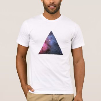 Hipstr Nebula Triangle T-shirt Hipster by ConstanceJudes at Zazzle