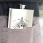Hiram Abiff Freemason flask