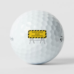 Hirarous Typography Dating Humor Fun Gift Golf Balls
