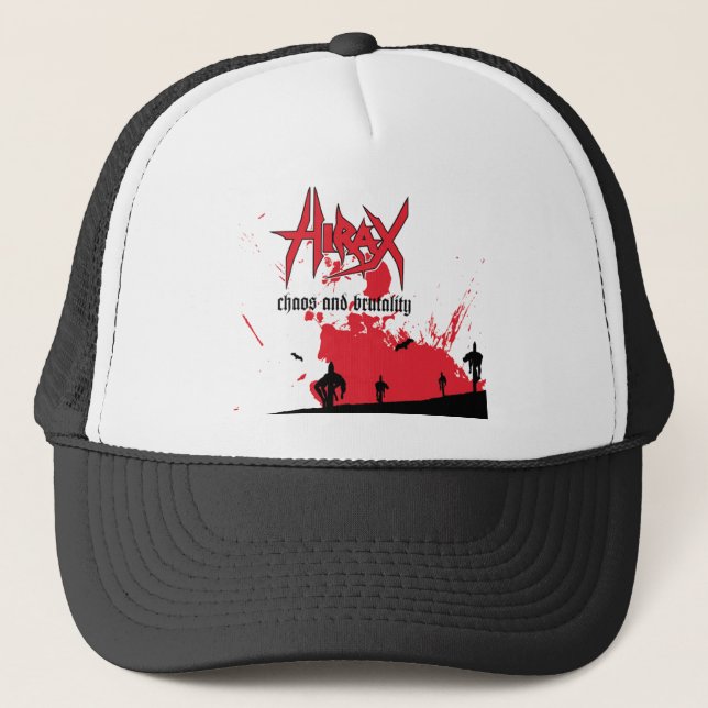 HIRAXChaos and Brutality HAT (Front)