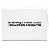 Hire a Special Prosecutor (Front Horizontal)