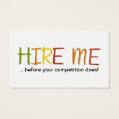 Hire Me Before Your Competition Does (Back)