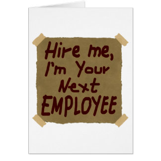 Hire Me, I'm Your Next Employee Cards