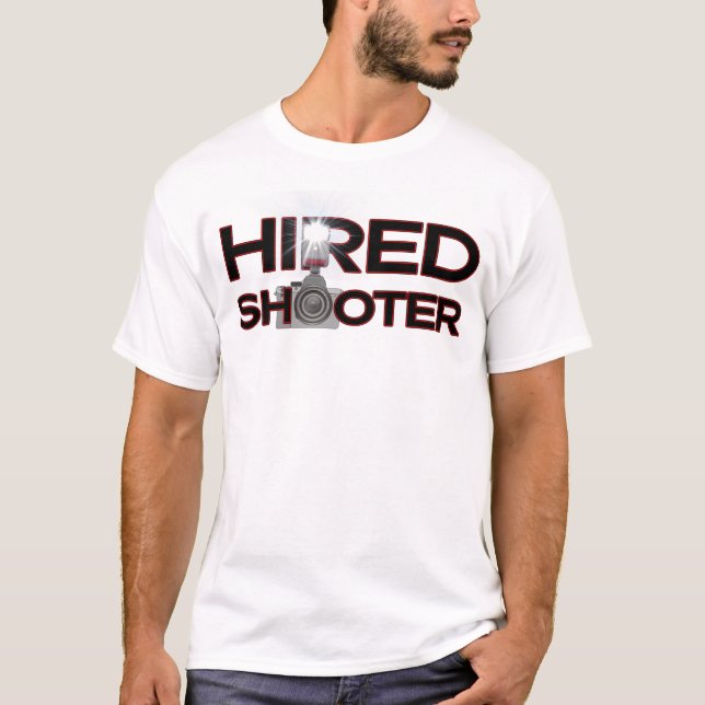 Hired Shooter Men's Basic T-Shirt (Front)