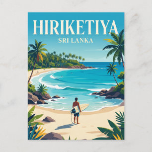 Hiriketiya Bay Sri Lanka Postcard
