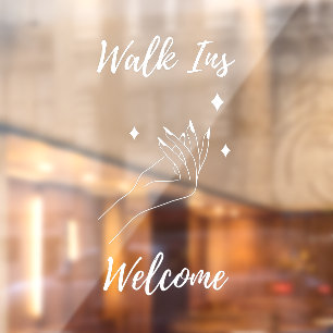 Hiring Nail Specialist Come Inside Window Cling