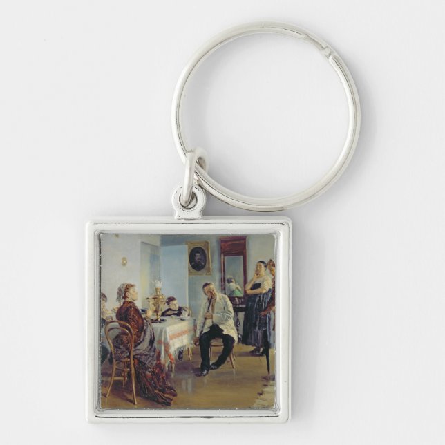 Hiring of a Maid, 1891-92 Keychain (Front)