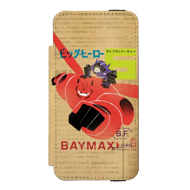 Hiro And Baymax Propaganda Incipio iPhone Wallet Case (Folio Front)