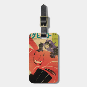 Hiro And Baymax Propaganda Luggage Tag