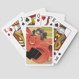 Hiro And Baymax Propaganda Poker Cards