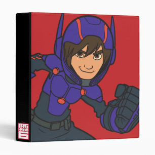 Hiro Hamada Purple 3 Ring Binder