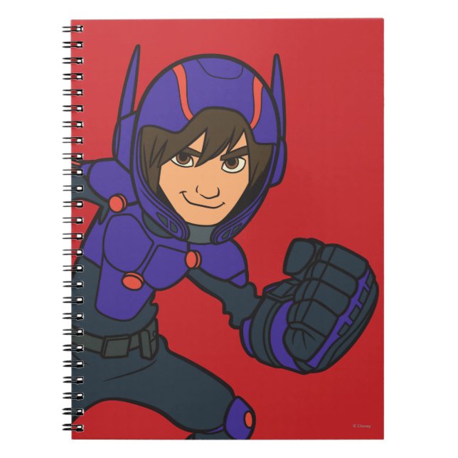 Hiro Hamada Purple Notebook (Front)