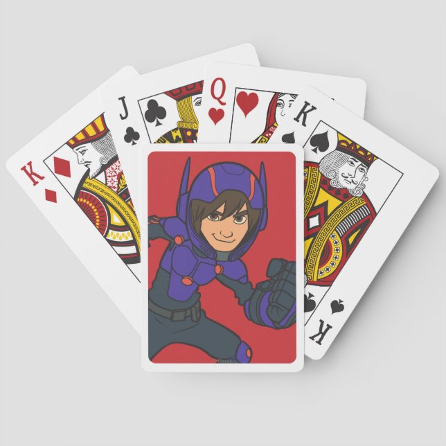 Hiro Hamada Purple Poker Cards (Back)