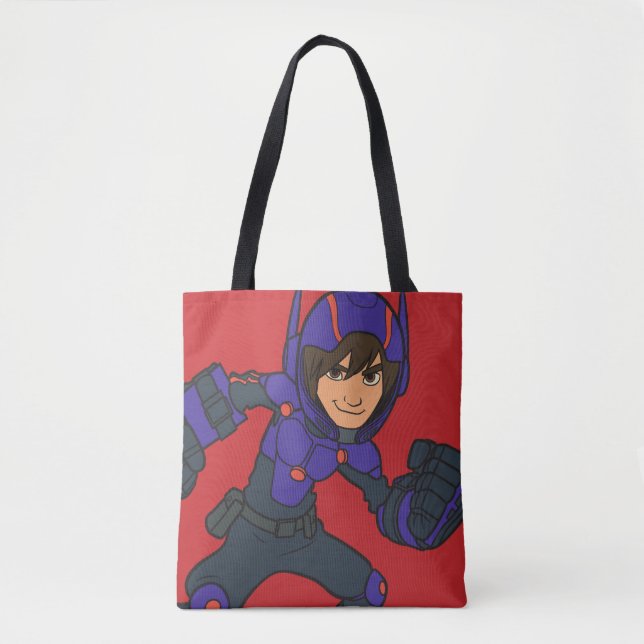 Hiro Hamada Purple Tote Bag (Front)
