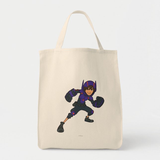 Hiro Hamada Purple Tote Bag (Front)
