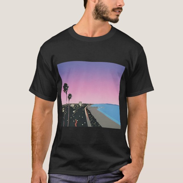 Hiroshi Nagai Art Print Poster Vaporwave Shirt (Front)