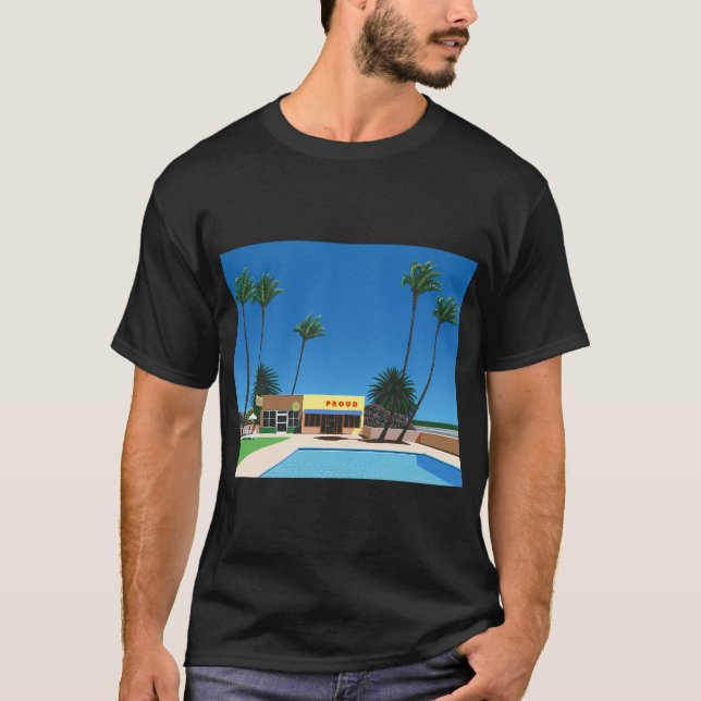 Hiroshi Nagai Art Print Poster Vaporwave Shirt (Front)