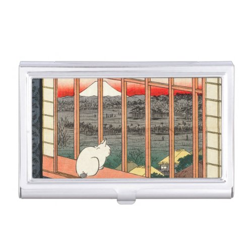 Hiroshige _ Asakusa Rice fields Business Card Case