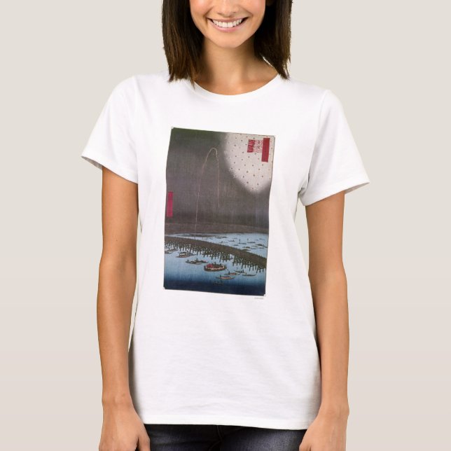 Hiroshige: Edo View, 1858 T-Shirt (Front)