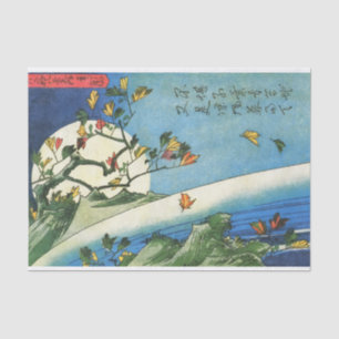 Hiroshige Moon Over A Waterfall Japanese Fine Art Tissue Paper