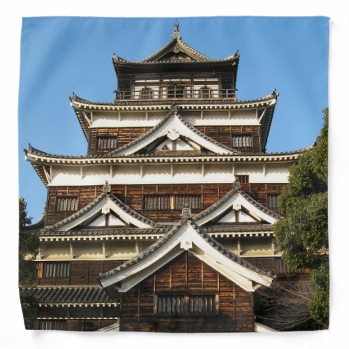 Hiroshima Castle 広島城 Hiroshima Japan Bandana