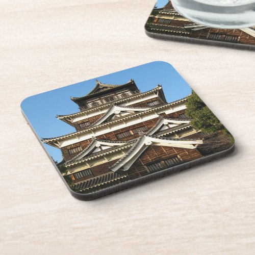 Hiroshima Castle 広島城 Hiroshima Japan Beverage Coaster