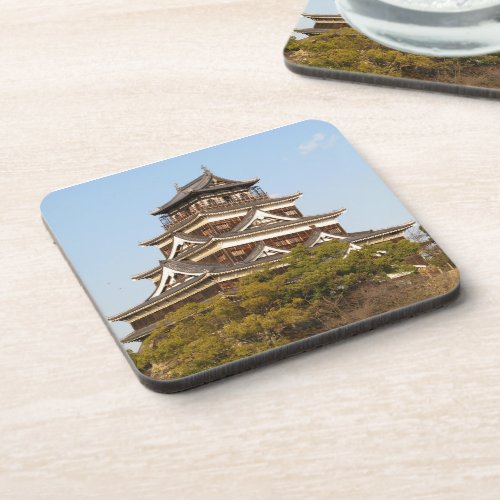 Hiroshima Castle 広島城 Hiroshima Japan Beverage Coaster