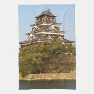 Hiroshima Castle 広島城, Hiroshima, Japan Kitchen Towel