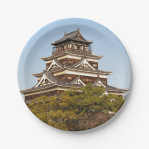 Hiroshima Castle 広島城, Hiroshima, Japan Paper Plates