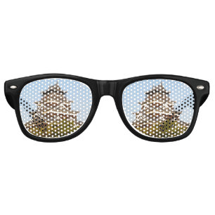 Hiroshima Castle 広島城, Hiroshima, Japan Retro Sunglasses