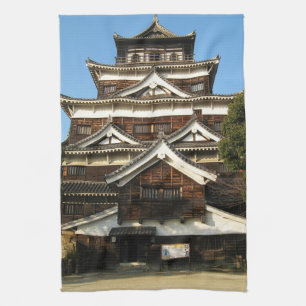 Hiroshima Castle 広島城, Hiroshima, Japan Towel
