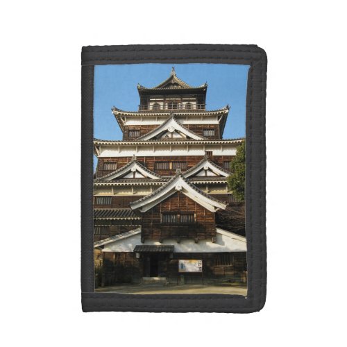 Hiroshima Castle 広島城 Hiroshima Japan Trifold Wallet