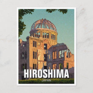 Hiroshima Japan Peace Dome Travel Postcard