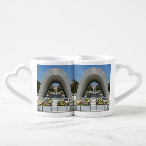 Hiroshima Memorial Cenotaph Coffee Mug Set