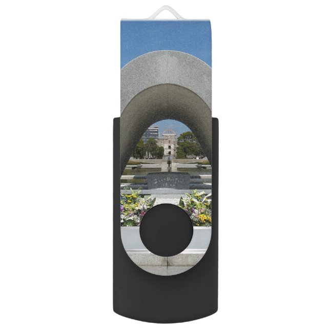 Hiroshima Memorial Cenotaph Flash Drive (Front Vertical)