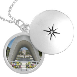 Hiroshima Memorial Cenotaph Locket Necklace