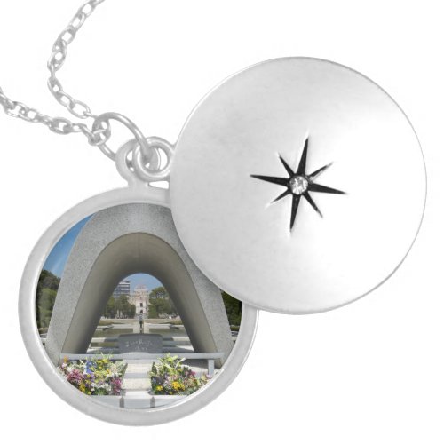 Hiroshima Memorial Cenotaph Locket Necklace