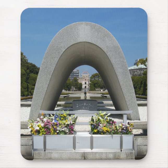 Hiroshima Memorial Cenotaph Mouse Pad (Front)