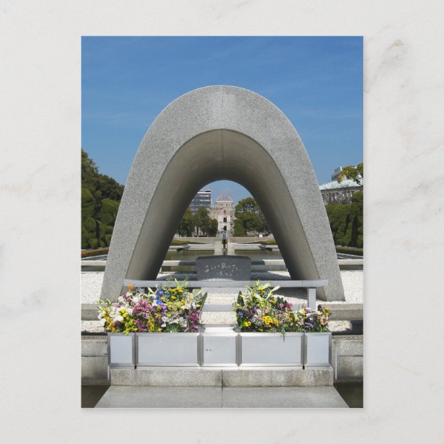 Hiroshima Memorial Cenotaph Postcard (Front)