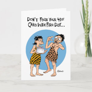 His 41st Birthday Card