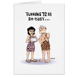 72nd Birthday Cards | Zazzle