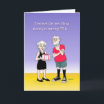 His 75th Birthday Card<br><div class="desc">Funny 75th Birthday Card for him</div>