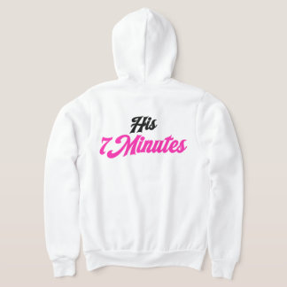 His 7 Minutes Cute Matching Couple Zip Hoodie