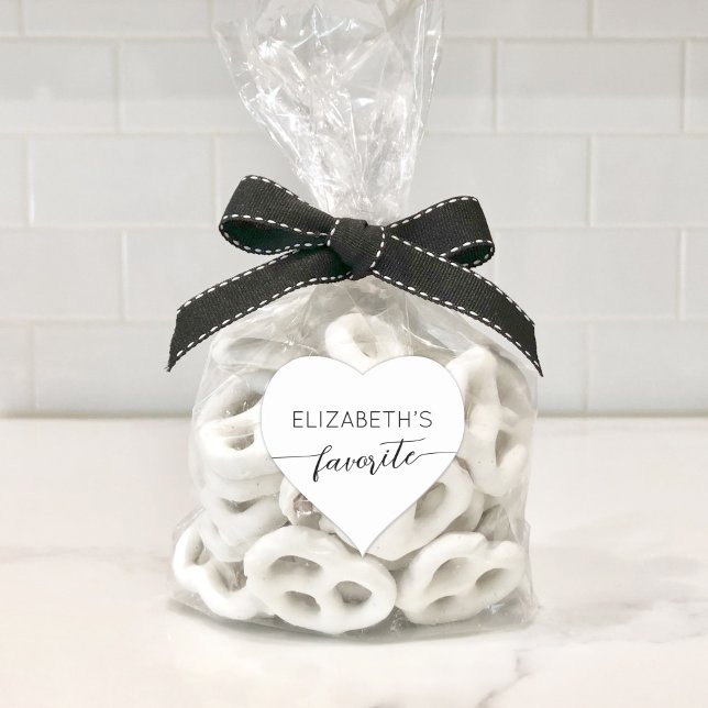 His and Her Favorite Custom Wedding Candy Heart Sticker (Creator Uploaded)