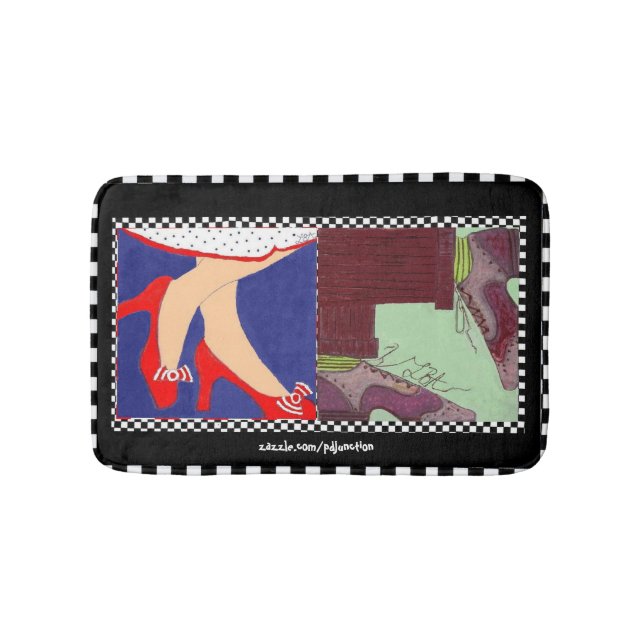 His and Her's Bath Mat (Front)