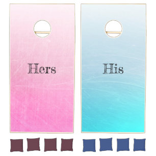 His and Hers Corn Hole Game