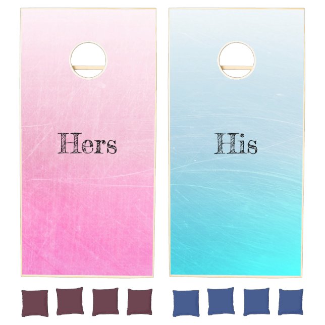 His and Hers Corn Hole Game (Set)