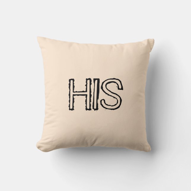 His and Hers Designer Pillows by Serenity - Gifts (Front)