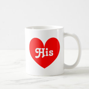 His and hers heart mugs Create a matching set